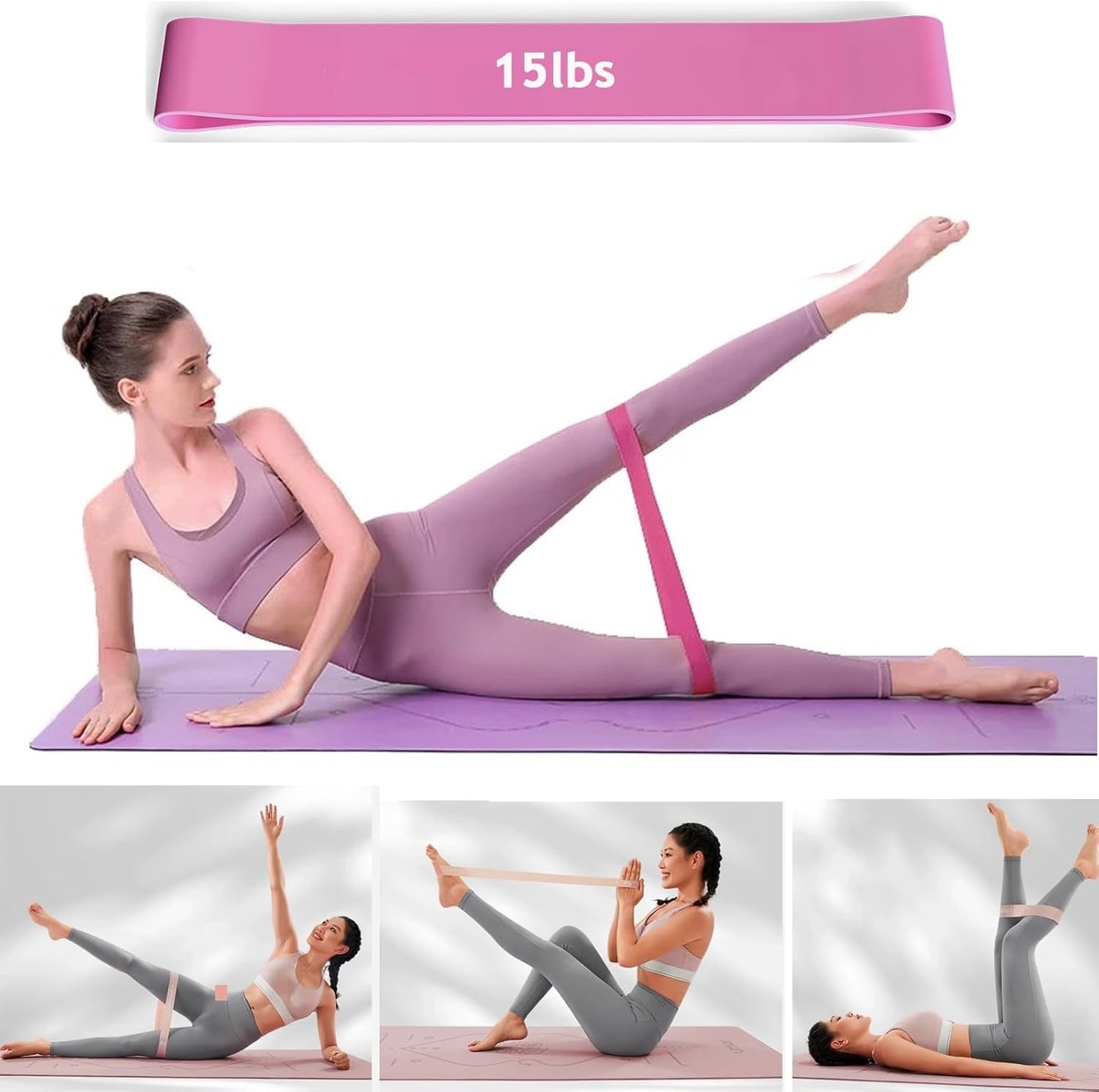 Pilates Essentials Kit for Women - Better Yoga Pilates Kit for Home Workouts with Pilates Ring and Ball Set, Booty Bands, Figure 8 Resistance Band, Yoga Bands for Stretching