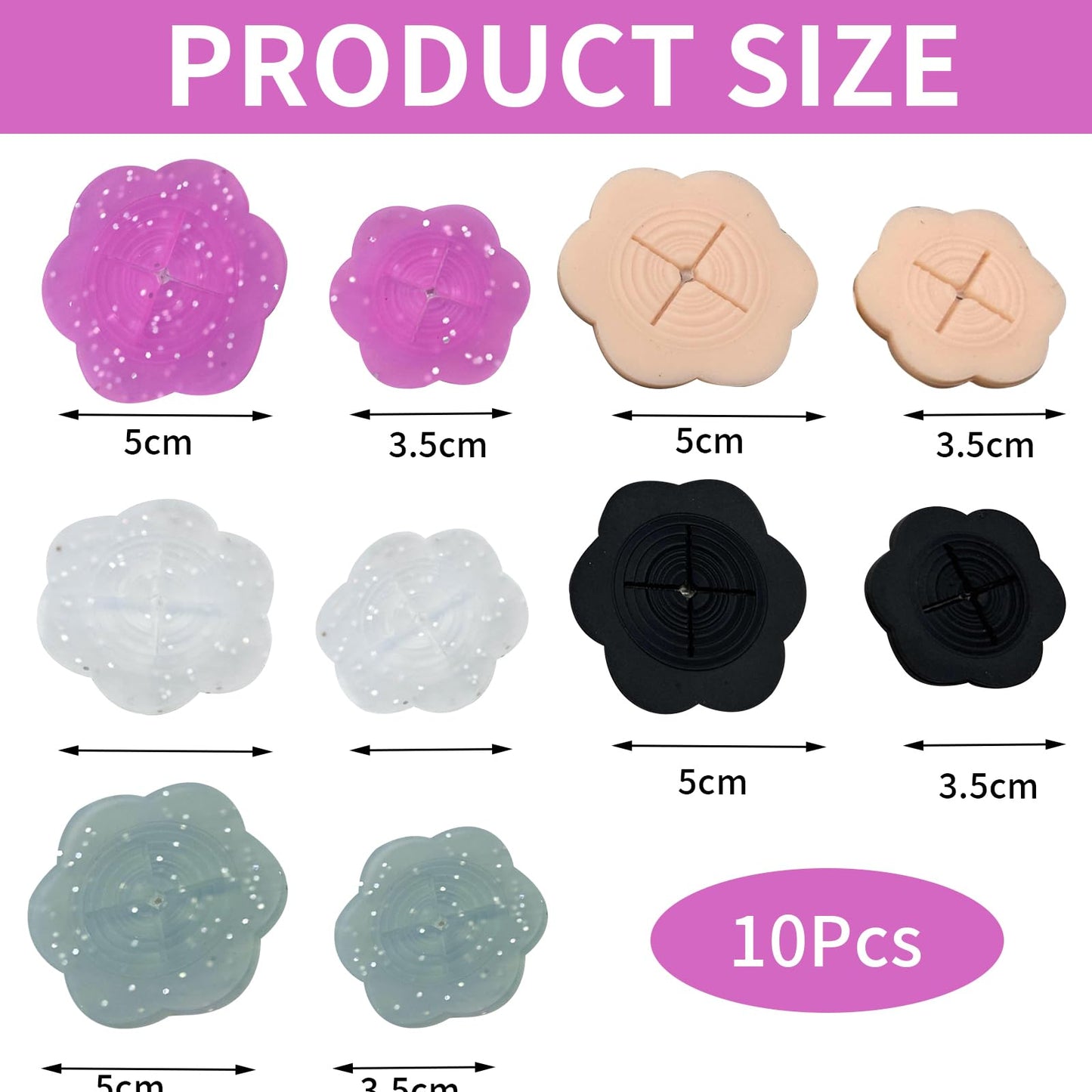10 Pcs Cinch Clip Dress Clips Down-Hidden Back Waist Cincher Ties Clothing The Side Tightener Rings No Show for Dresses, T-Shirts, Women Clothing Fashion Accessories