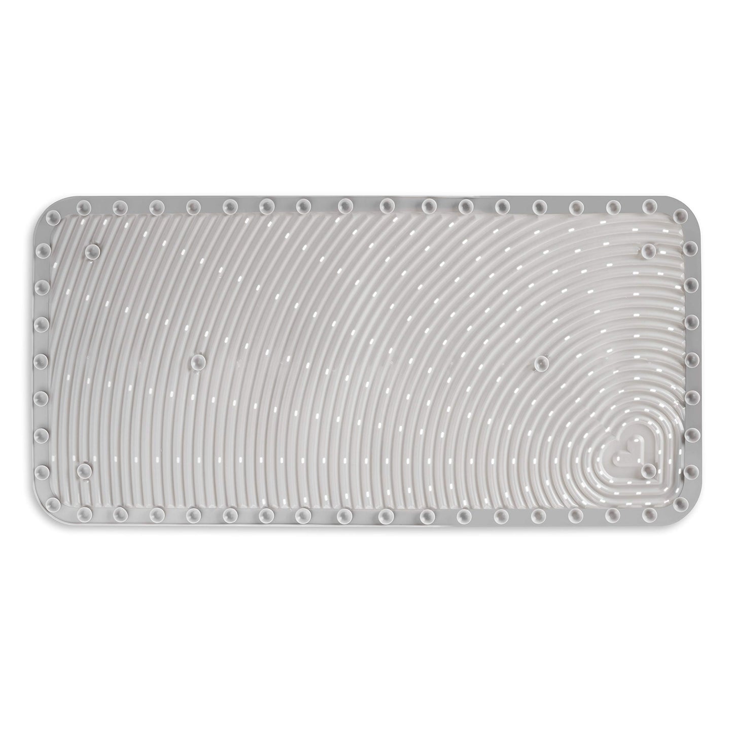 Munchkin Soft Spot Baby Bath Mat for Tub, Cushioned Bathtub Mat for Toddlers and Kids, 36"x17", Grey