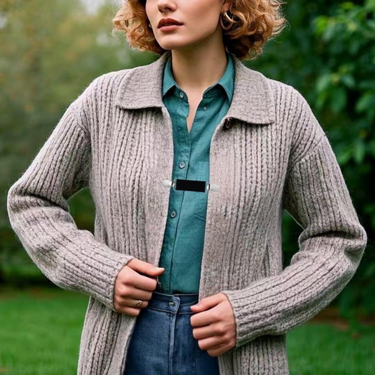 Multi-Purpose Retro Fashion Metal Clips Set Versatile Scarf, Sweater, Shawl, Cardigan, Hat & Mitten Clips for Women Stylish Collar, Brooch & Travel Accessories