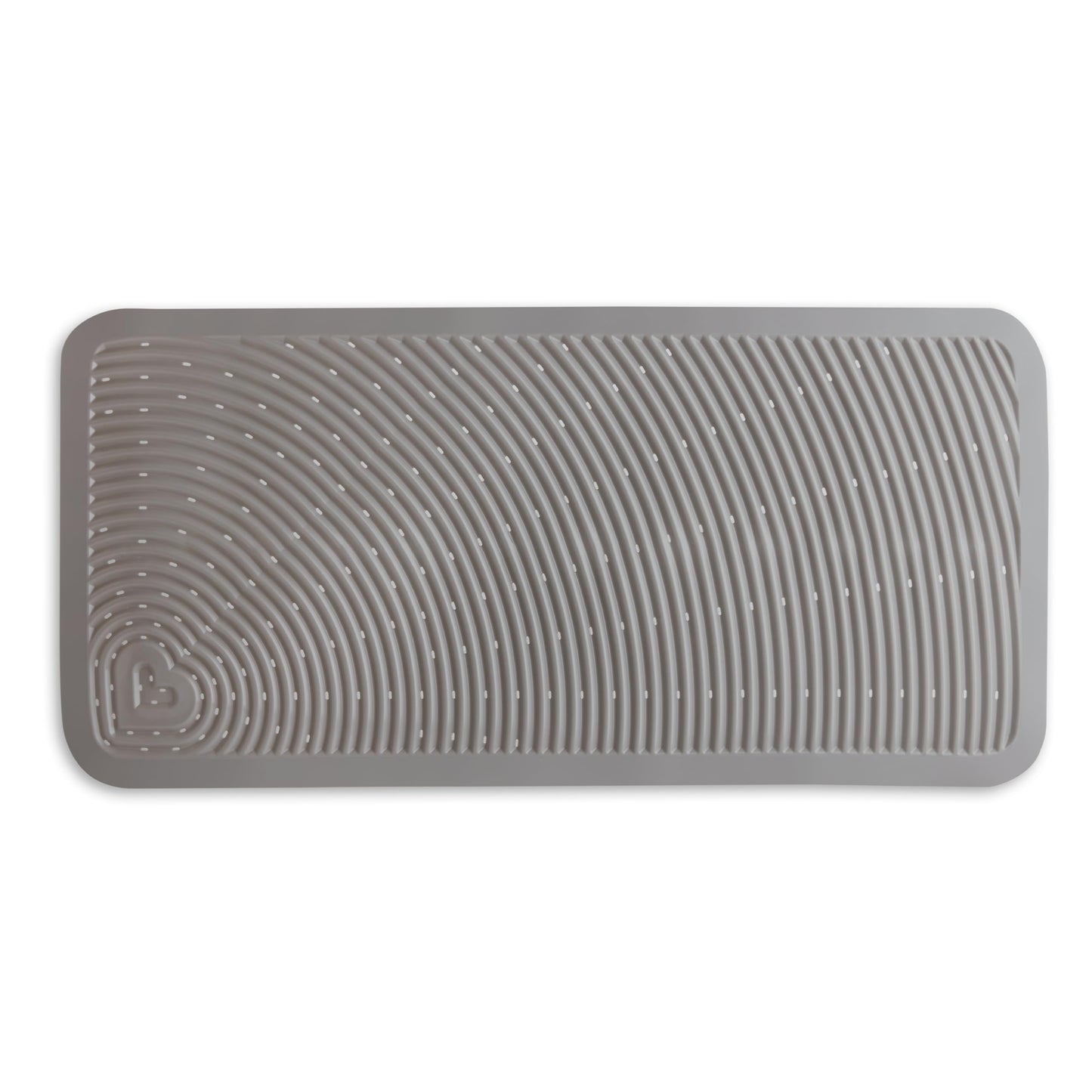 Munchkin Soft Spot Baby Bath Mat for Tub, Cushioned Bathtub Mat for Toddlers and Kids, 36"x17", Grey