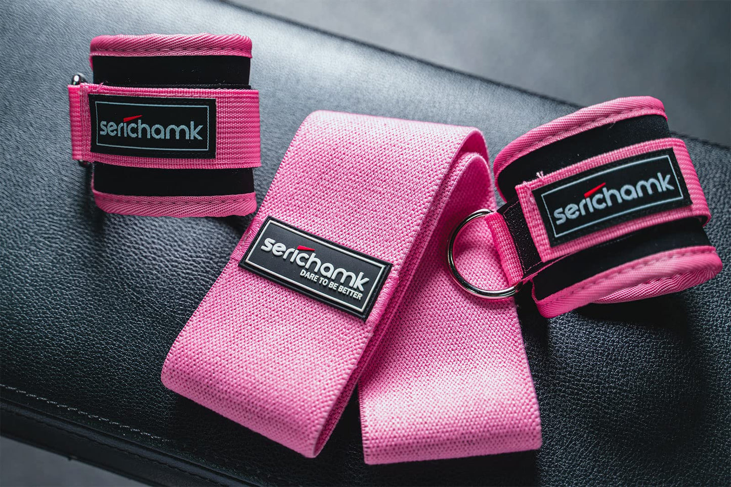 Barbell Pad for Hip Thrust Squat Bar Pad Foam Barbell Pad for Weight Bar Cushion with 2 Gym Ankle Straps 1 Booty Band and Carry Bag for Standard Olympic Bars