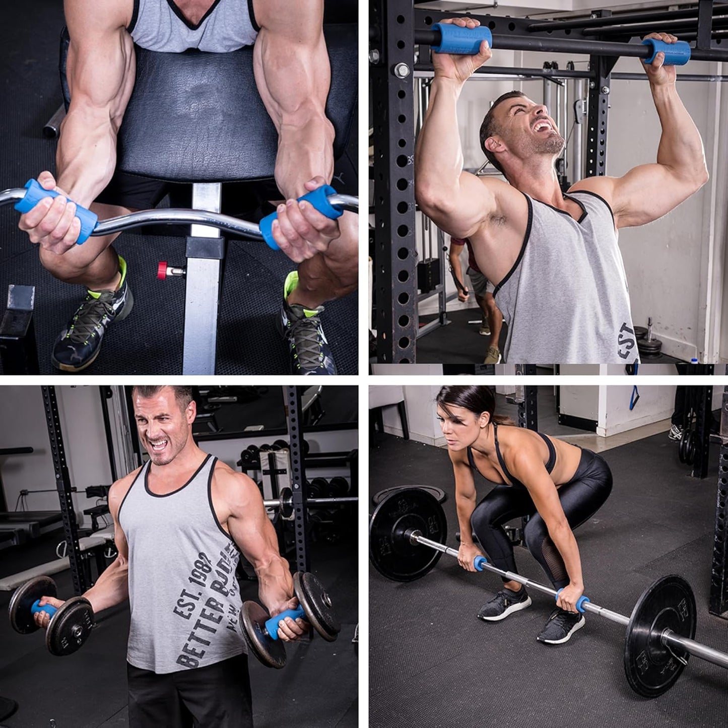 Fat Gripz Pro – Thick Grips For Increased Muscle Fiber Activation (Winner Of 3 Men’s Health Magazine Awards)