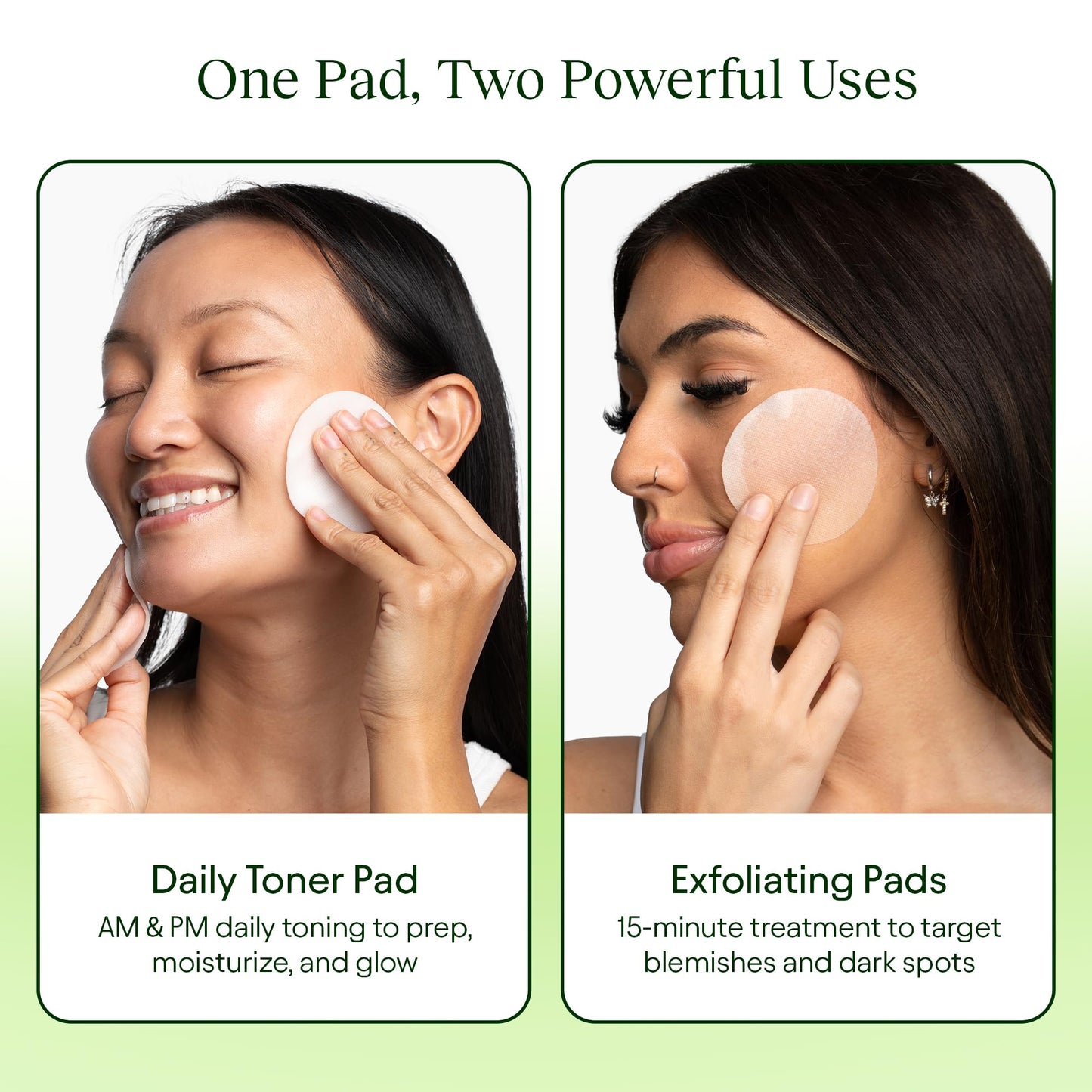 Toning Polish Pads - Korean Skincare for Dark Spots, Wrinkles & Dull Skin - Hydrating Facial Treatment with Snail Mucin, Niacinamide, Peptides & Centella - 100 Count