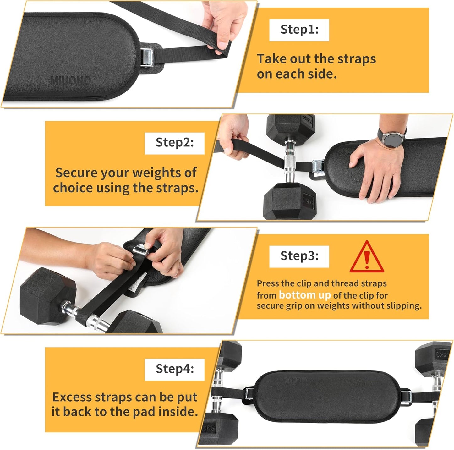 Hip Thrust Belt, Dumbbell Hip Thrust Belt for Kettlebells or Grip Plates, Thicker Slip-Resistant Leather Glute Bridge Pad Machine for Booty Workout of Home Gym