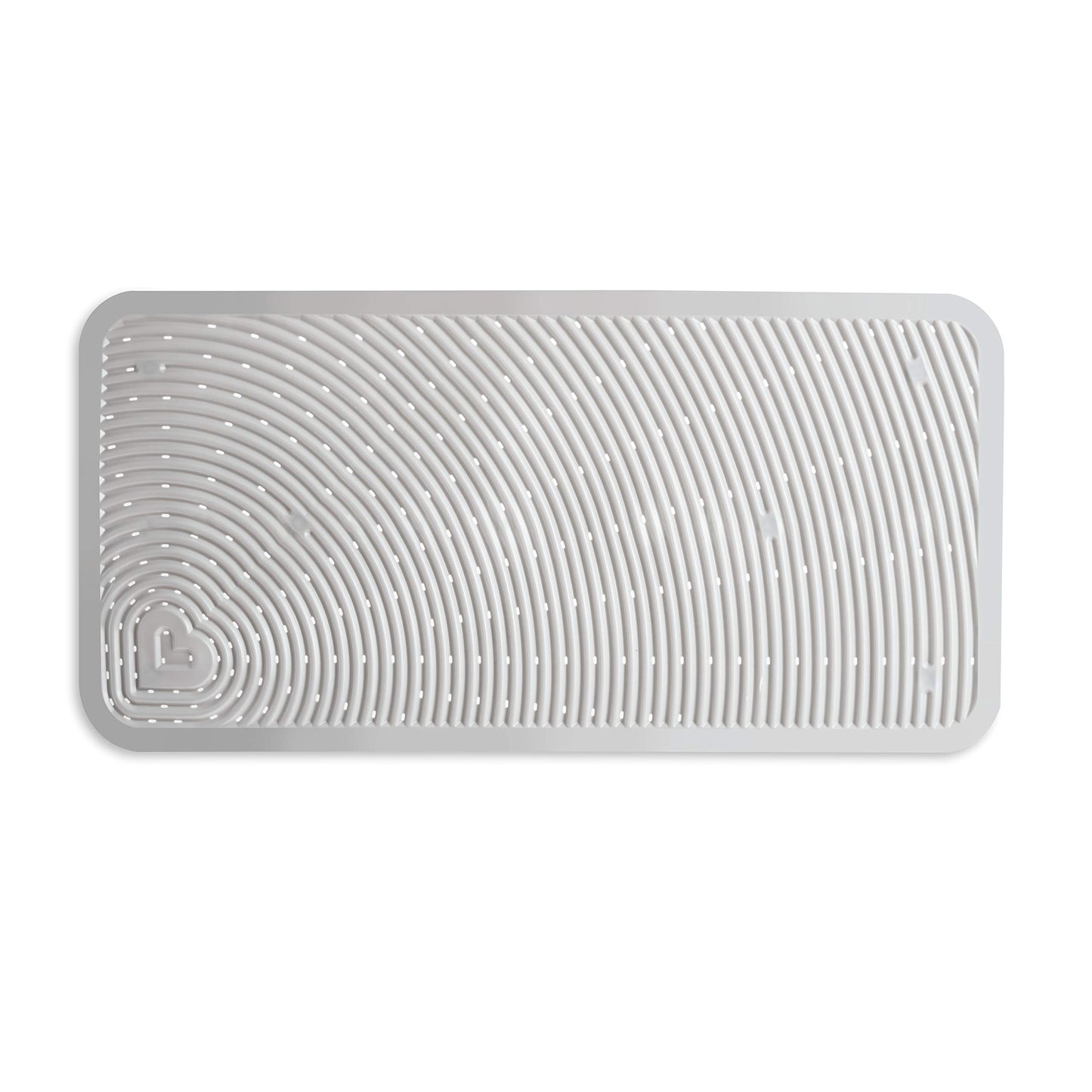 Munchkin Soft Spot Baby Bath Mat for Tub, Cushioned Bathtub Mat for Toddlers and Kids, 36"x17", Grey