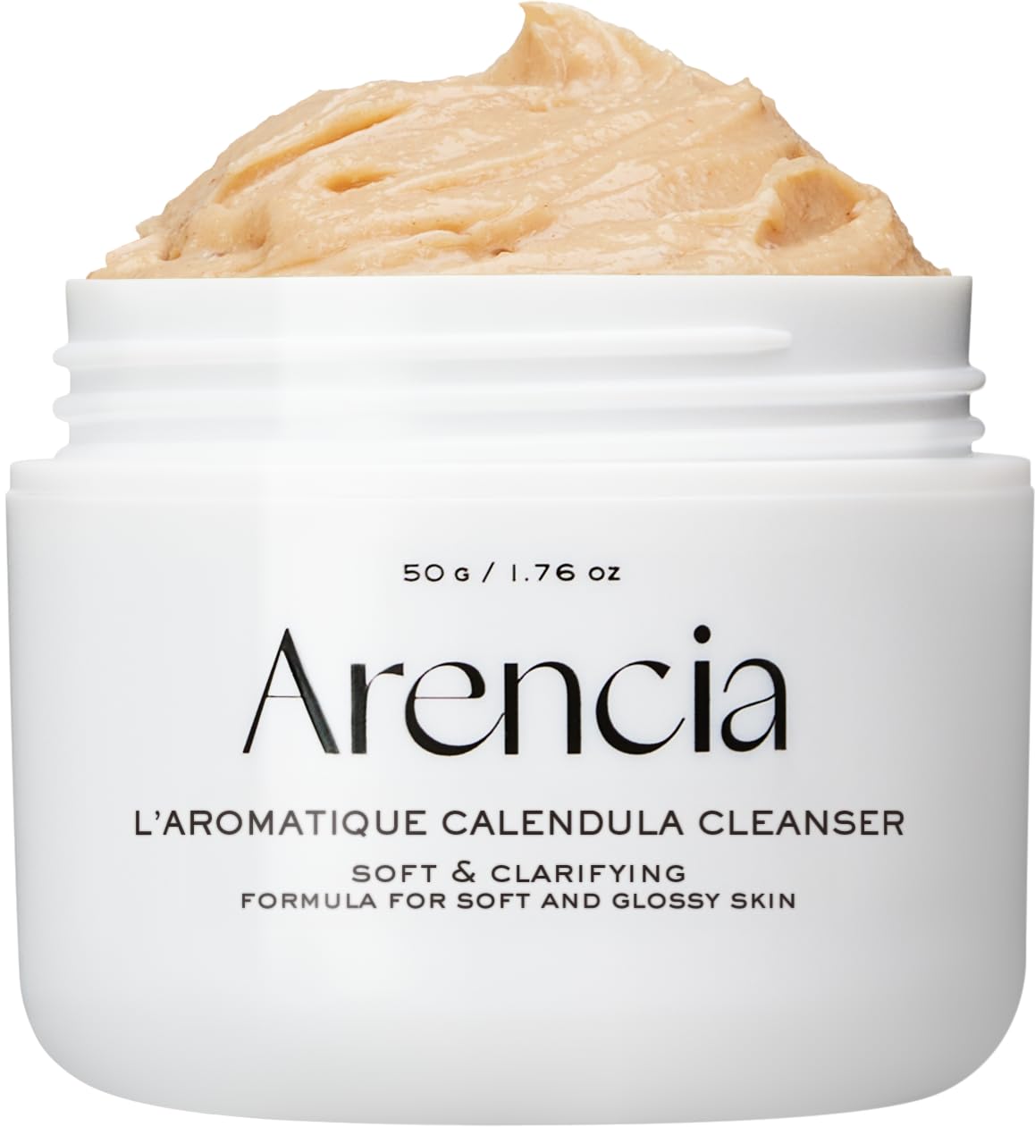 ARENCIA Korean Rice Mochi Face Cleanser - Face Wash, Gentle Scrub All in One for Deep Cleansing, Moisturizing, Pore Minimizing, Acne-Prone Skin, Removing Blackhead with Rice Water & Green Tea