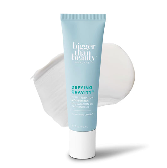 Defying Gravity Deep Hydration Moisturizer, Gel Cream Moisturizer with Sea Buckthorn & Essential Oils for Women, Daily Skin Care Routine for All Skin Types, Vegan Formula