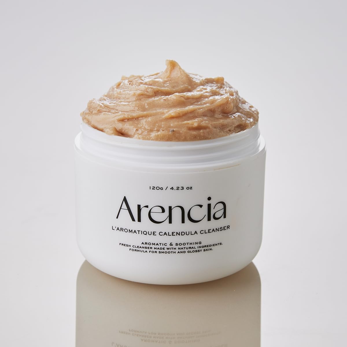 ARENCIA Korean Rice Mochi Face Cleanser - Face Wash, Gentle Scrub All in One for Deep Cleansing, Moisturizing, Pore Minimizing, Acne-Prone Skin, Removing Blackhead with Rice Water & Green Tea