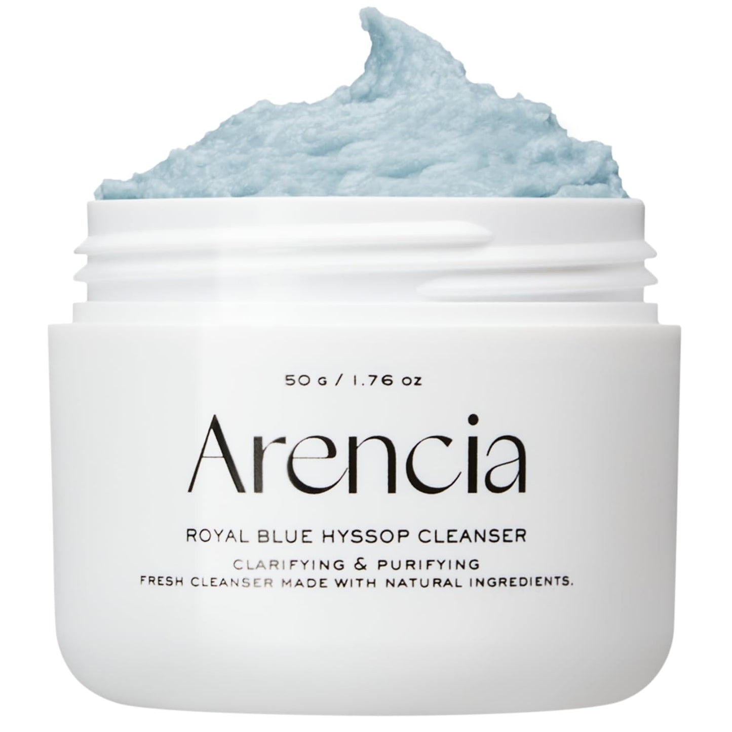 ARENCIA Korean Rice Mochi Face Cleanser - Face Wash, Gentle Scrub All in One for Deep Cleansing, Moisturizing, Pore Minimizing, Acne-Prone Skin, Removing Blackhead with Rice Water & Green Tea