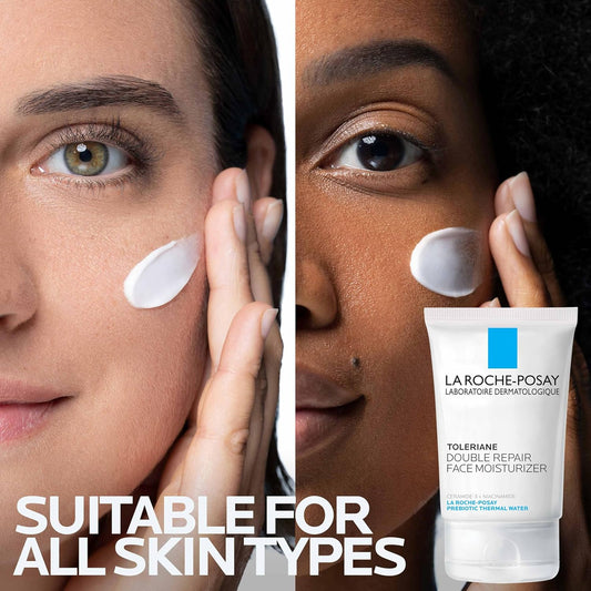 La Roche-Posay Toleriane Double Repair Face Moisturizer, Daily Moisturizer Face Cream with Ceramide & Niacinamide for All Skin Types, Immediate Comfort & Long Lasting Hydration, Fragrance Free
