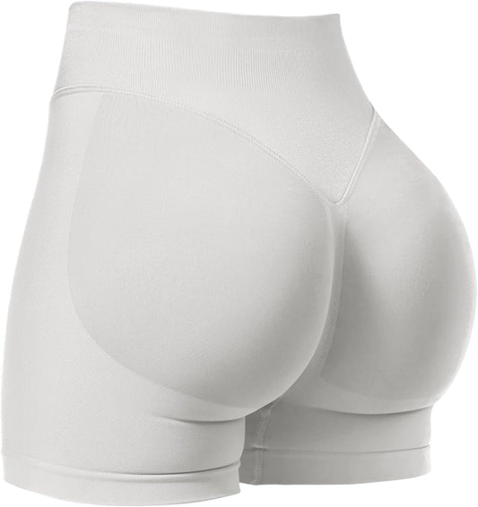 VOYJOY Women Workout Impact Shorts 2.5"/ 3.6"/ 4.5"/ 6" Scrunch Butt Lifting Gym Seamless Booty Biker Shorts