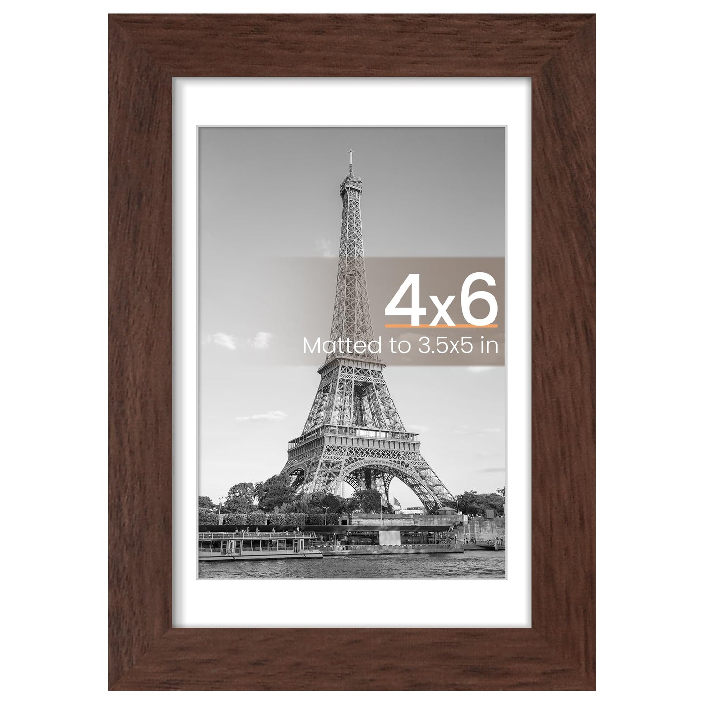 upsimples 11x14 Picture Frame, Display Pictures 8x10 with Mat or 11x14 Without Mat, Wall Hanging Photo Frame, Black, 1 Pack