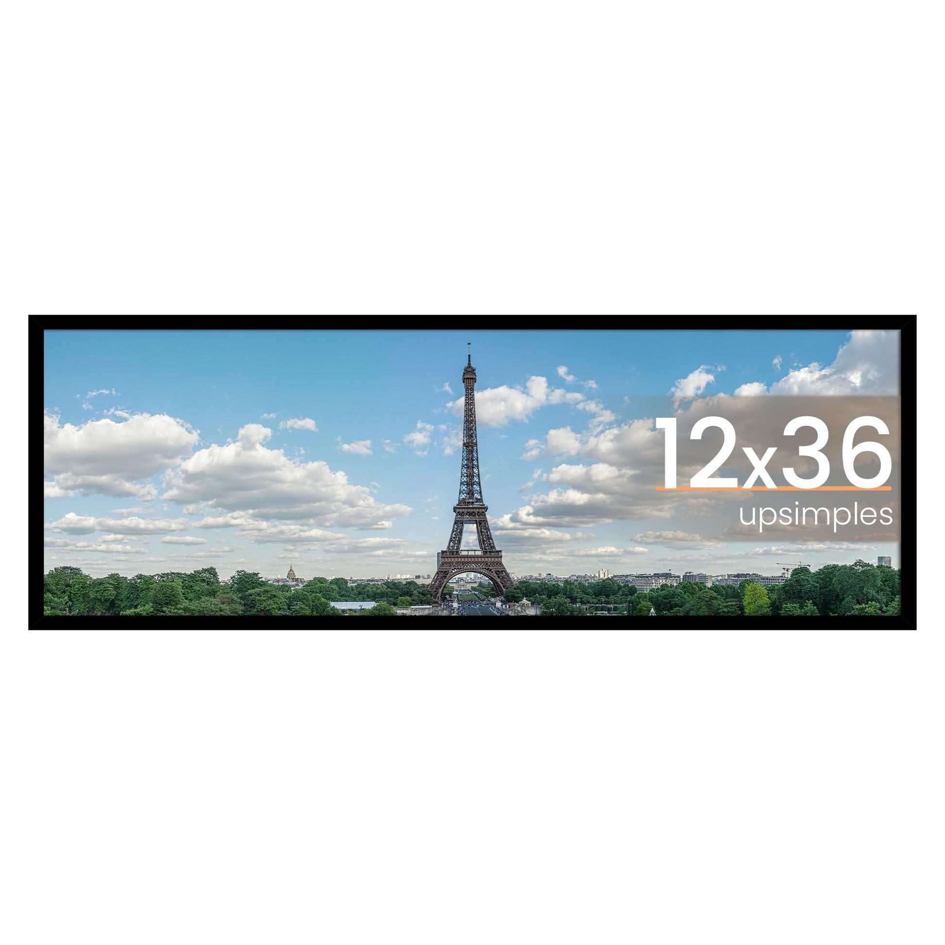 upsimples 11x14 Picture Frame, Display Pictures 8x10 with Mat or 11x14 Without Mat, Wall Hanging Photo Frame, Black, 1 Pack