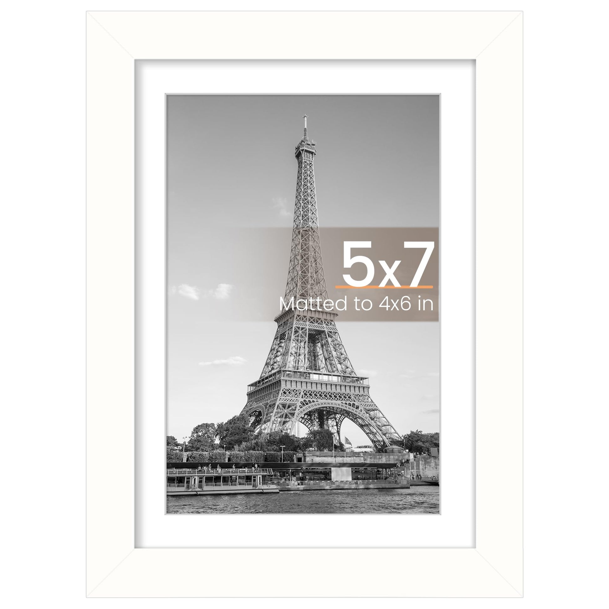 upsimples 11x14 Picture Frame, Display Pictures 8x10 with Mat or 11x14 Without Mat, Wall Hanging Photo Frame, Black, 1 Pack