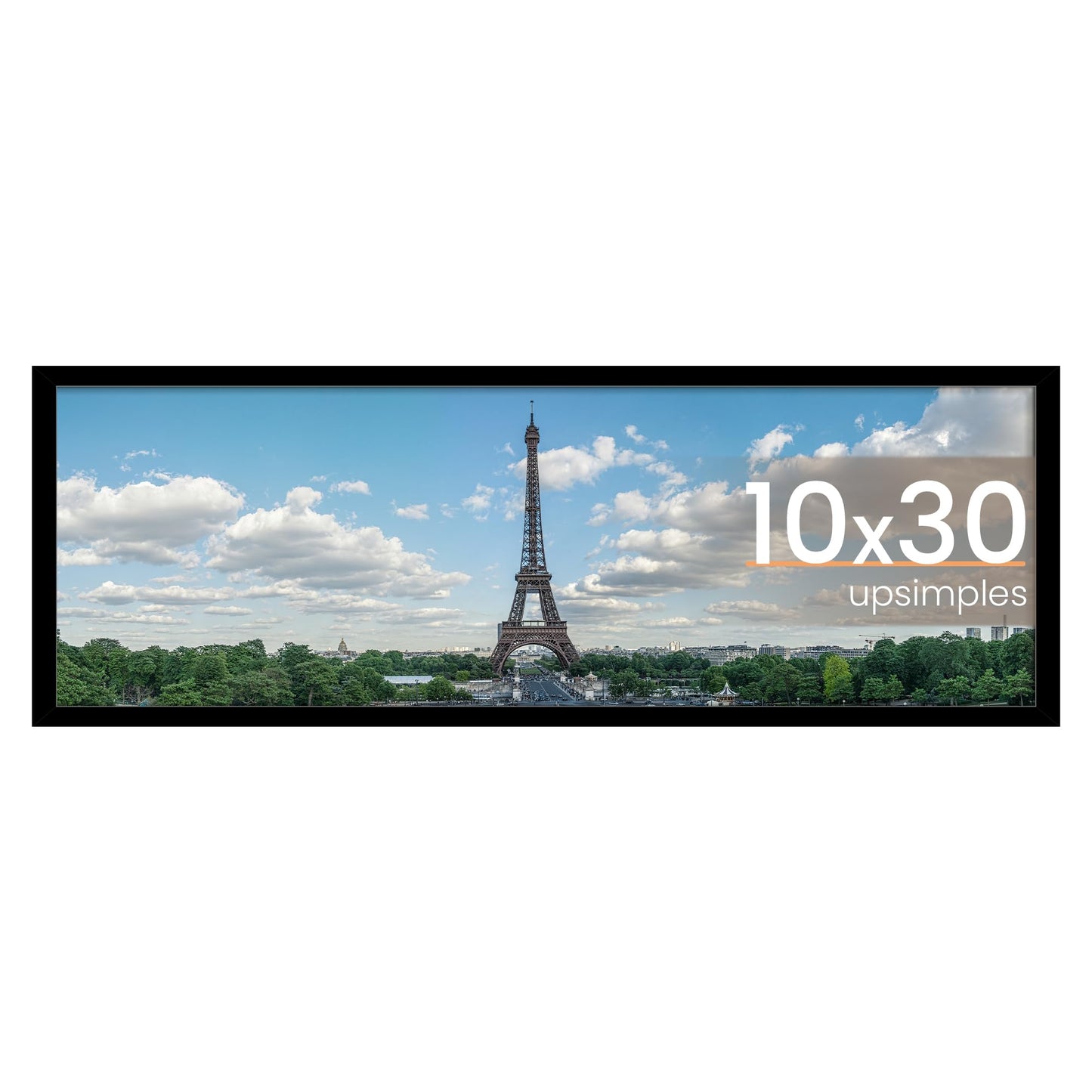 upsimples 11x14 Picture Frame, Display Pictures 8x10 with Mat or 11x14 Without Mat, Wall Hanging Photo Frame, Black, 1 Pack