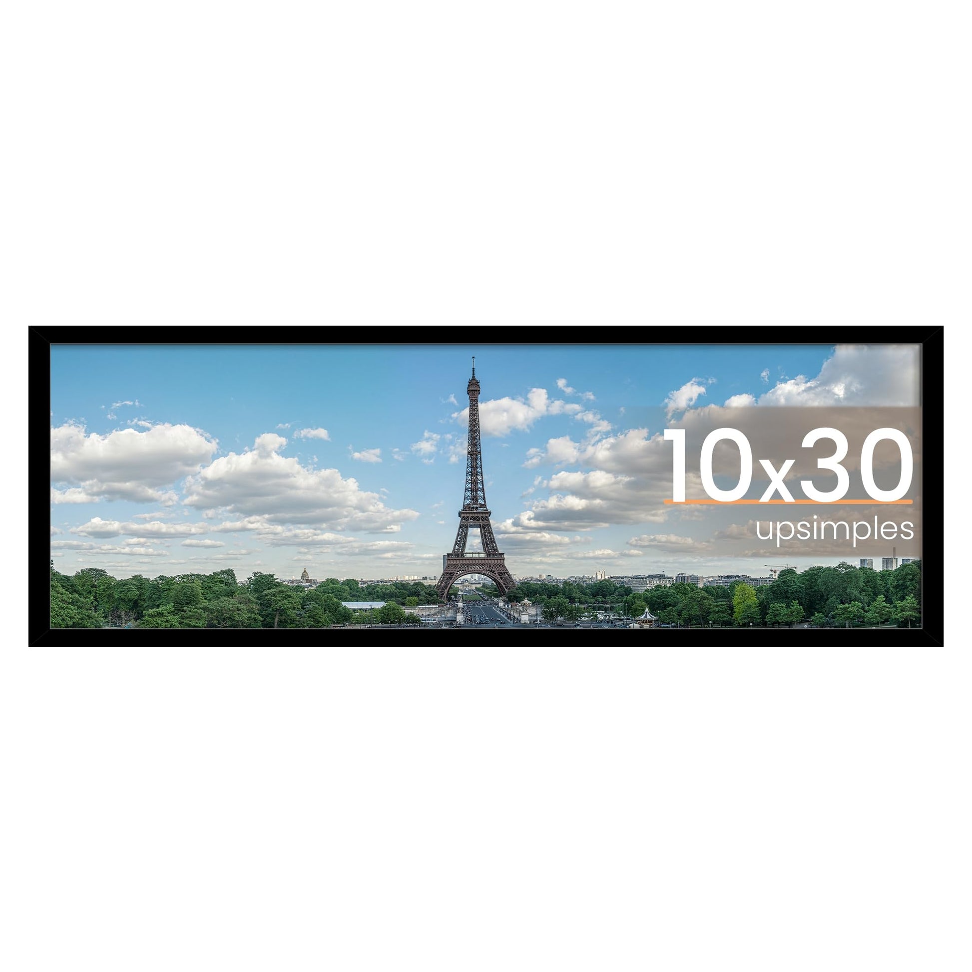 upsimples 11x14 Picture Frame, Display Pictures 8x10 with Mat or 11x14 Without Mat, Wall Hanging Photo Frame, Black, 1 Pack