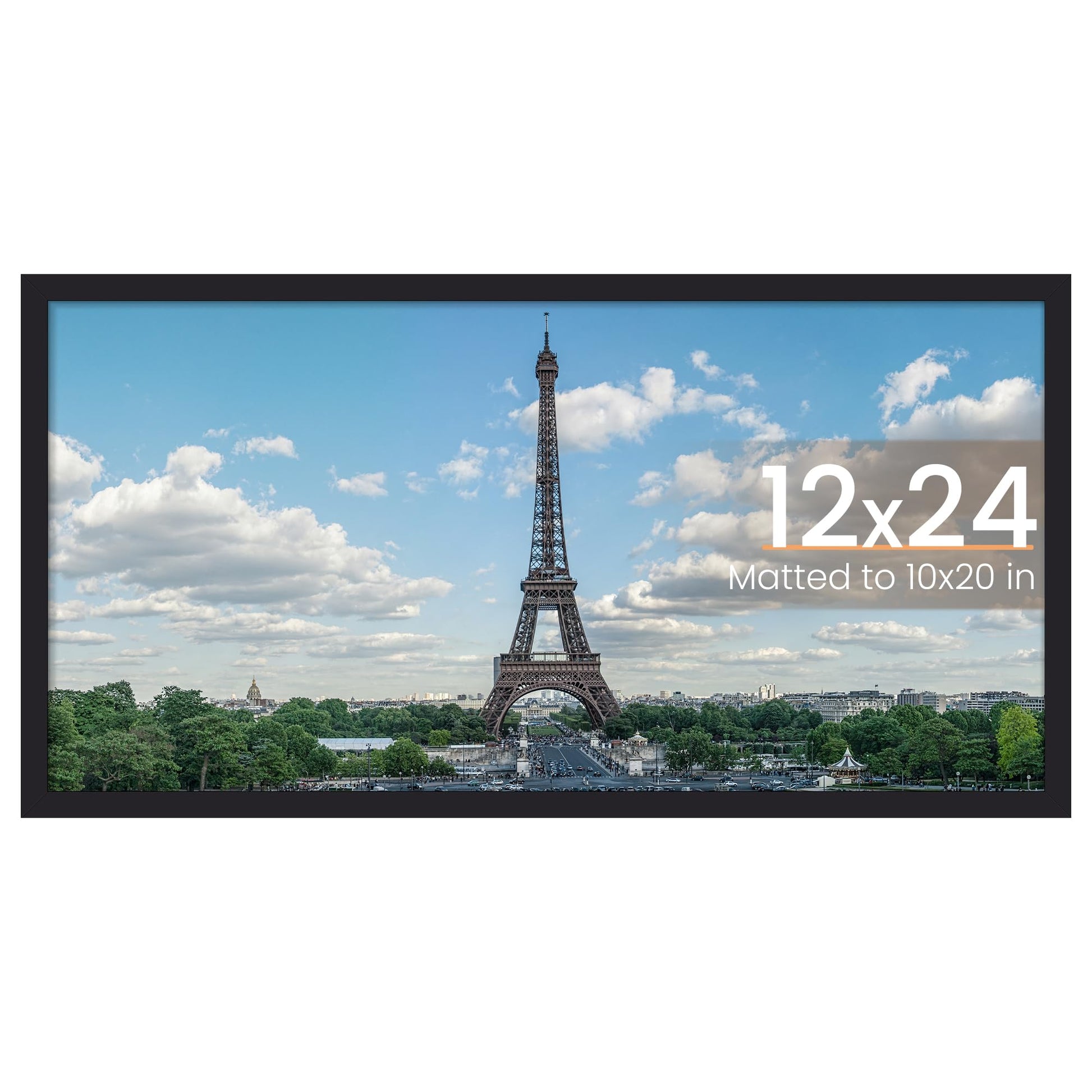 upsimples 11x14 Picture Frame, Display Pictures 8x10 with Mat or 11x14 Without Mat, Wall Hanging Photo Frame, Black, 1 Pack