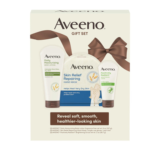Aveeno Positively Radiant Skin Brightening Exfoliating Daily Facial Scrub, Gentle with Moisture-Rich Soy Extract, Helps Improve Skin Tone & Texture, Oil- & Soap-Free, Hypoallergenic, 5 oz