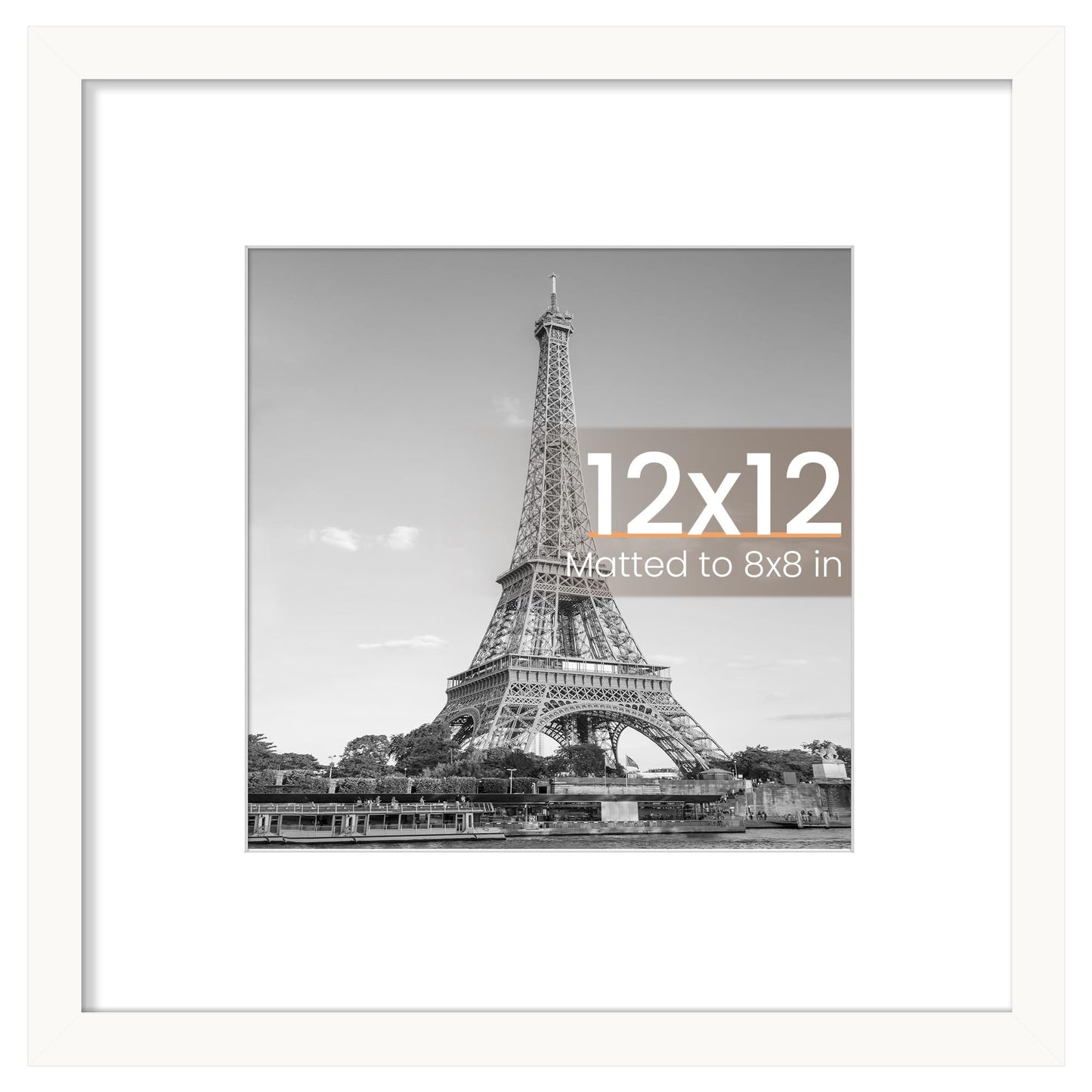 upsimples 11x14 Picture Frame, Display Pictures 8x10 with Mat or 11x14 Without Mat, Wall Hanging Photo Frame, Black, 1 Pack