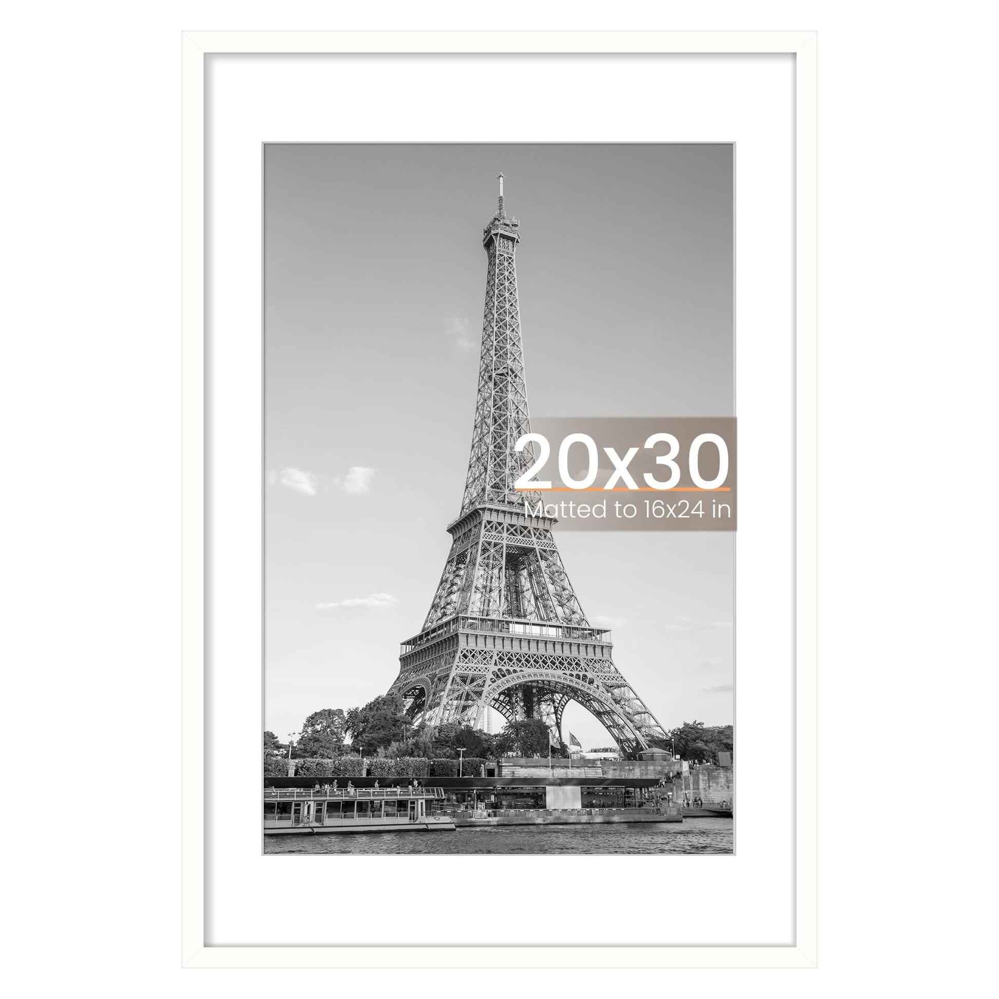 upsimples 11x14 Picture Frame, Display Pictures 8x10 with Mat or 11x14 Without Mat, Wall Hanging Photo Frame, Black, 1 Pack