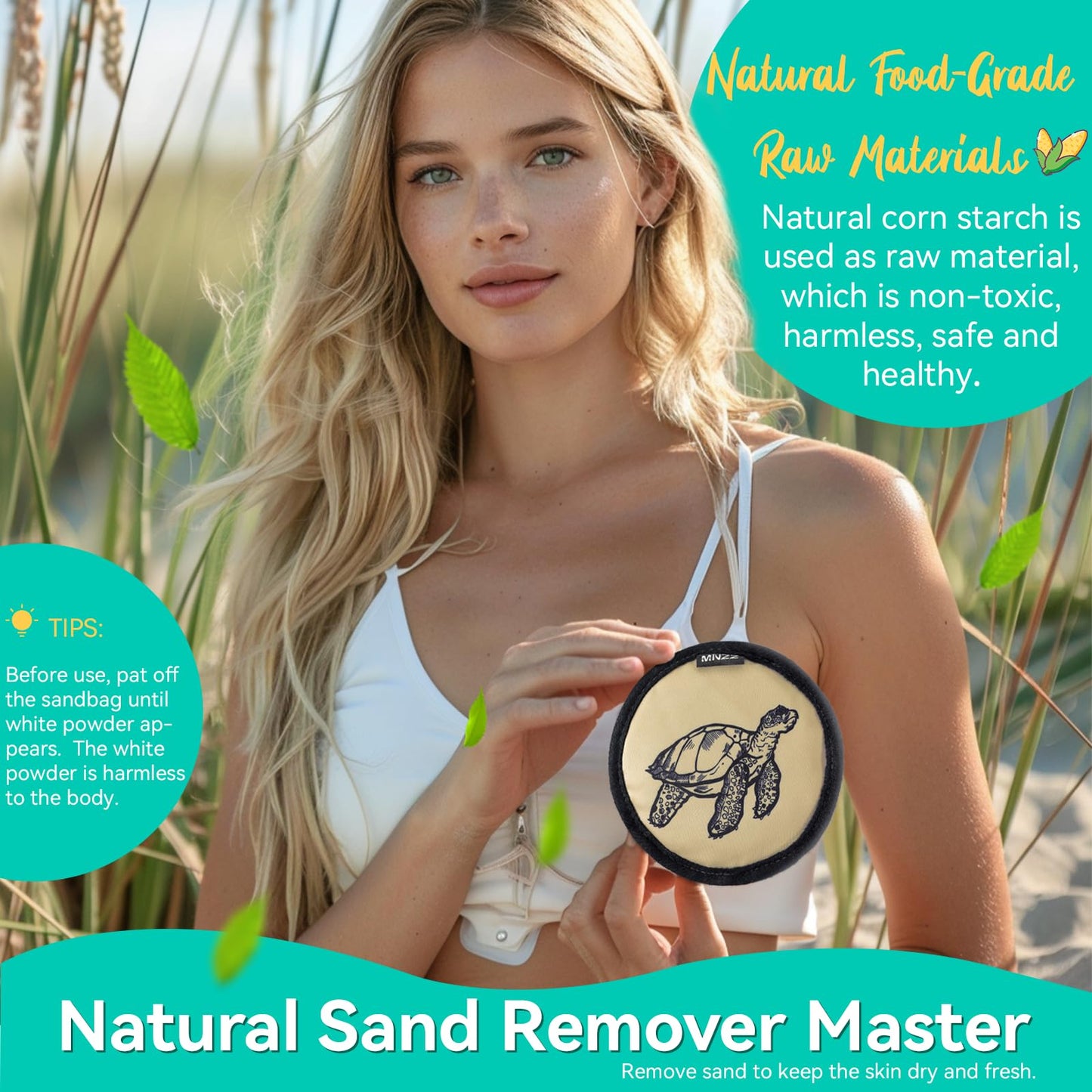 Beach Sand Remover Sand Eraser Wipe Mitt Family Kids Women 2024 Summer Vacation Essentials European Mexico Costa Rica Bahamas Trip Must Haves Hawaii Honeymoon Accessories Alaska Cruise Ship Gear 1Pcs
