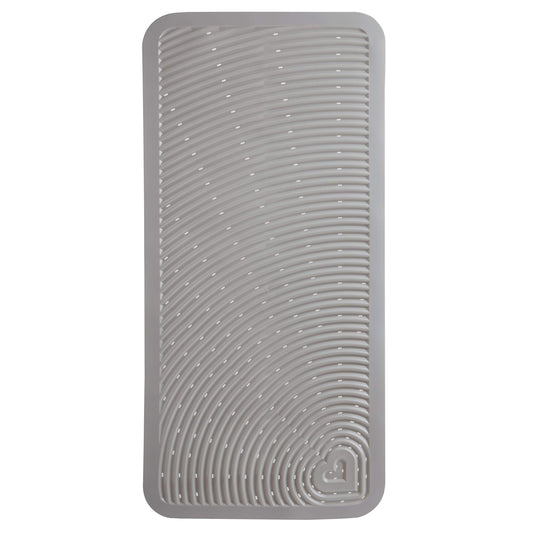 Munchkin Soft Spot Baby Bath Mat for Tub, Cushioned Bathtub Mat for Toddlers and Kids, 36"x17", Grey