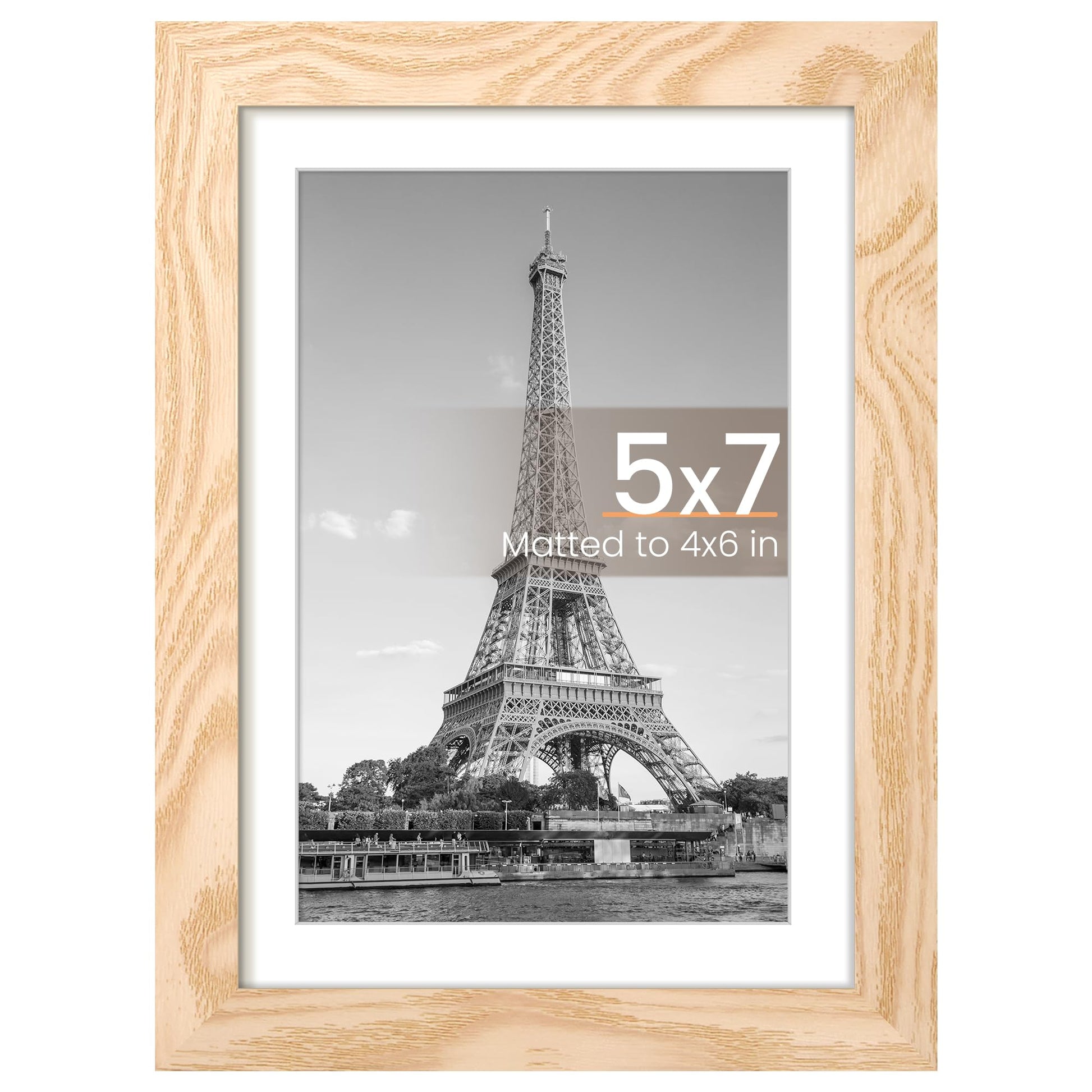 upsimples 11x14 Picture Frame, Display Pictures 8x10 with Mat or 11x14 Without Mat, Wall Hanging Photo Frame, Black, 1 Pack