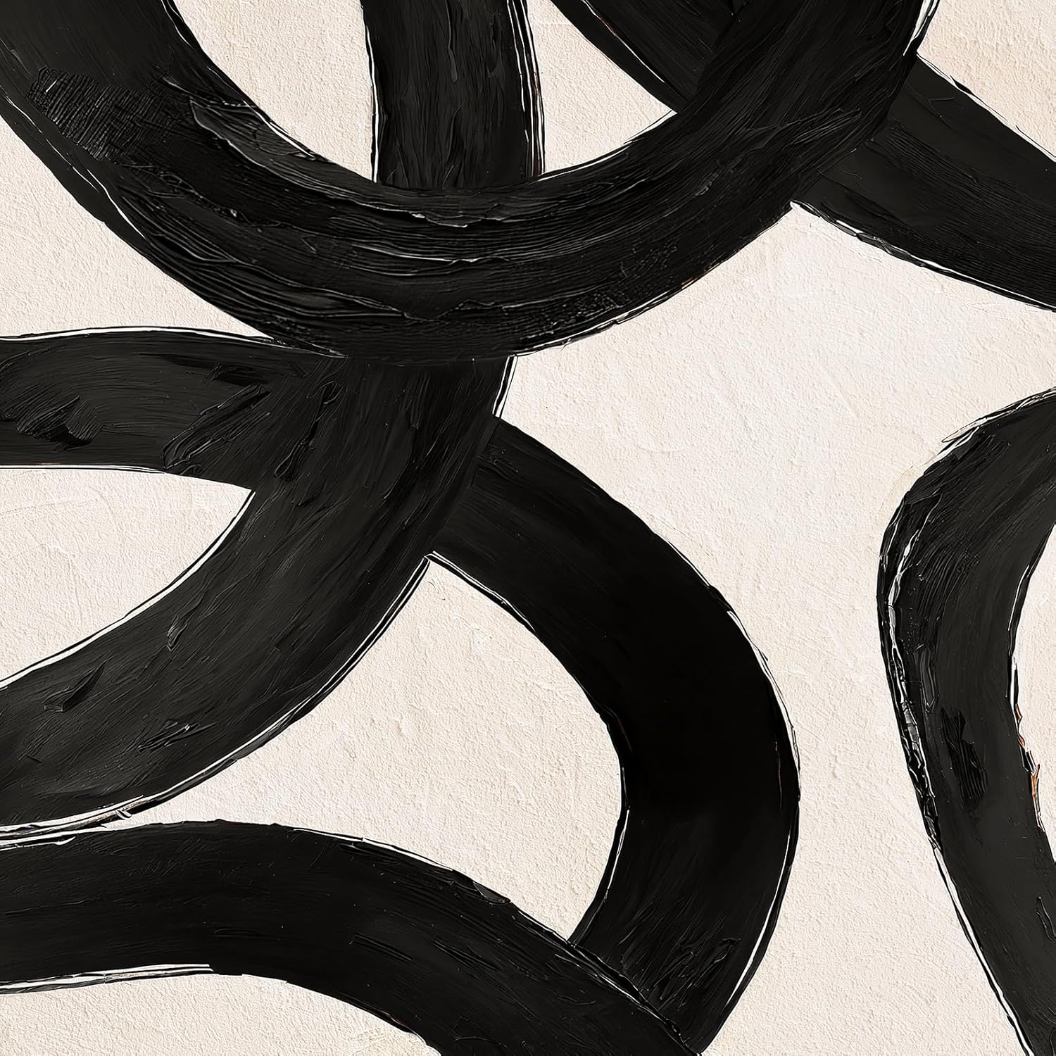 Framed Boho Black and White Brown Modern Abstract Wall Art for Living Room, Set of 6 Bohemian Wall Hanging Artwork, Minimalist Sun Geometric Pictures for Bedroom Office Bathroom Wall Decor 11x14 Inch