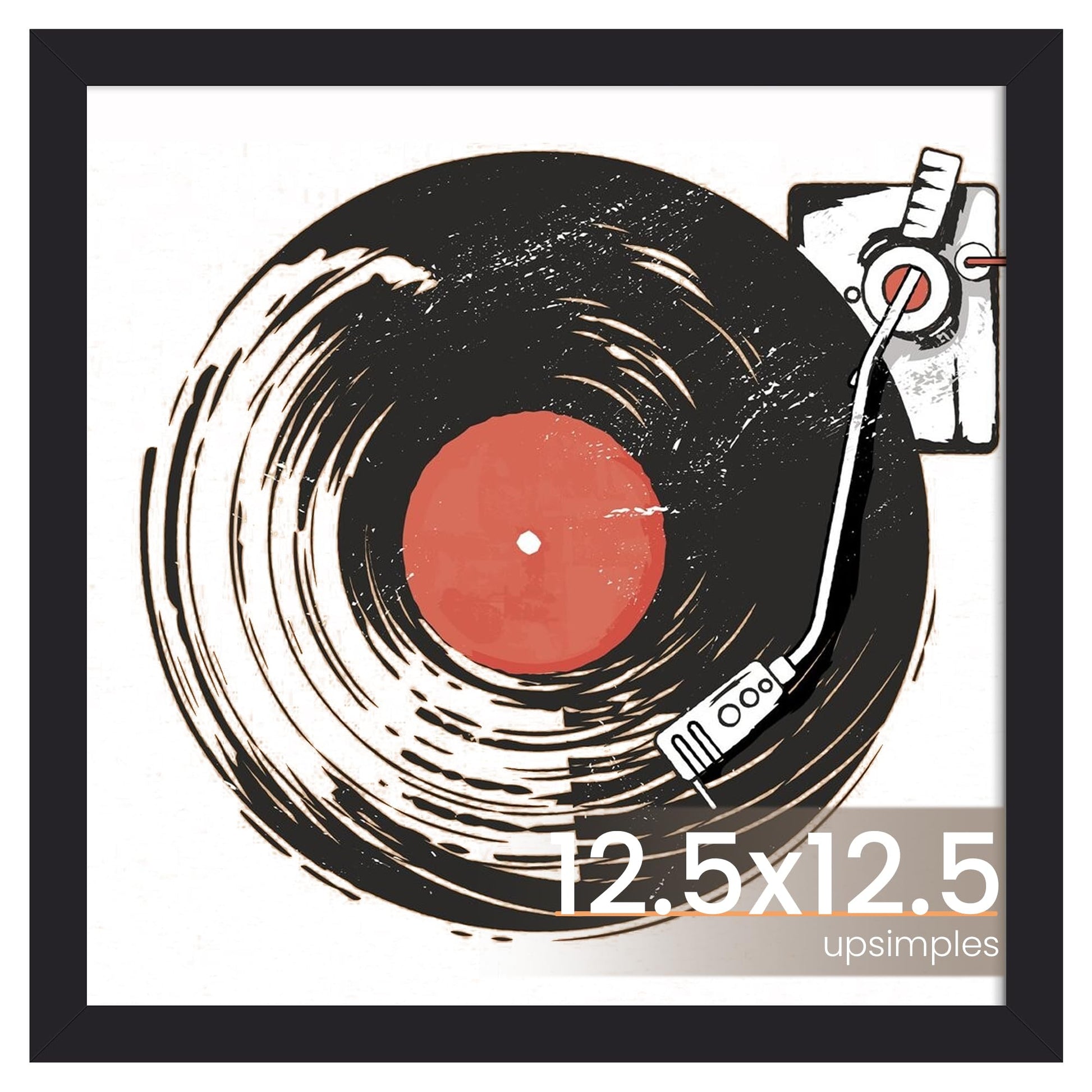 upsimples 11x14 Picture Frame, Display Pictures 8x10 with Mat or 11x14 Without Mat, Wall Hanging Photo Frame, Black, 1 Pack