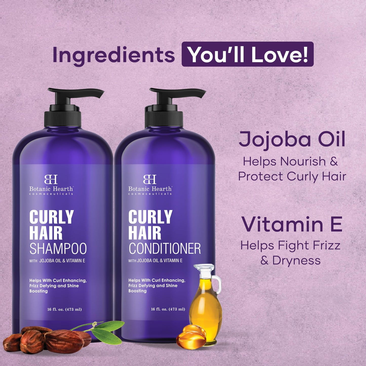 Botanic Hearth Tea Tree Shampoo And Conditioner Set | With 100% Pure Tea Tree Oil, For Itchy And Dry Scalp, Sulfate/Paraben Free | For Men And Women | 16 Fl Oz Each